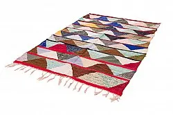 Koberec Berbere Marocký Boucherouite 145 x 220 cm