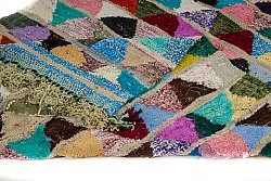 Koberec Berbere Marocký Boucherouite 125 x 255 cm