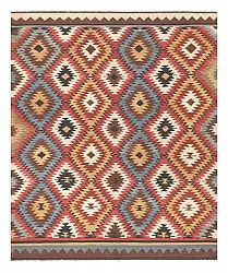 Orientálny Koberec - Hazara Kelim Hand Woven - 247 x 288 cm