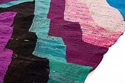 Koberec Berbere Marocký Boucherouite 140 x 250 cm