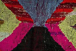 Koberec Berbere Marocký Boucherouite 125 x 225 cm