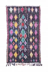 Marockansk Boucherouite-matta 240 x 135 cm