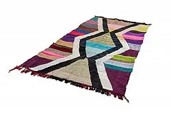 Koberec Berbere Marocký Boucherouite 135 x 255 cm