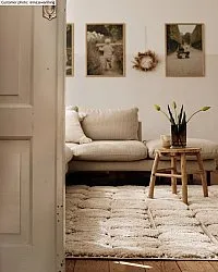 Koberce s dlhým vlasom - Fondi (béžová)