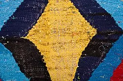 Koberec Berbere Marocký Boucherouite 140 x 275 cm