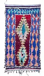 Marockansk Boucherouite-matta 245 x 135 cm