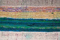 Koberec Berbere Marocký Boucherouite 145 x 295 cm
