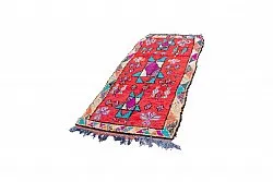 Marockansk Boucherouite-matta 245 x 95 cm