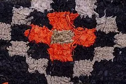 Marockansk Boucherouite-matta 330 x 115 cm