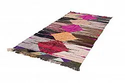 Koberec Berbere Marocký Boucherouite 130 x 275 cm