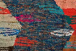 Koberec Berbere Marocký Boucherouite 135 x 265 cm