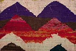 Koberec Berbere Marocký Boucherouite 140 x 295 cm