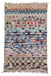 Marockansk Boucherouite-matta 205 x 130 cm