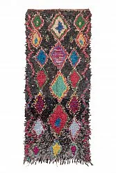 Marockansk Boucherouite-matta 255 x 110 cm