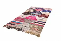 Koberec Berbere Marocký Boucherouite 125 x 260 cm