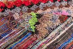 Marockansk Boucherouite-matta 250 x 110 cm