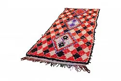 Marockansk Boucherouite-matta 255 x 105 cm