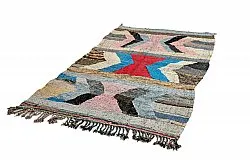 Koberec Berbere Marocký Boucherouite 140 x 255 cm