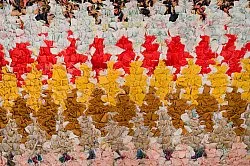 Koberec Berbere Marocký Boucherouite 250 x 160 cm