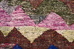 Koberec Berbere Marocký Boucherouite 125 x 245 cm