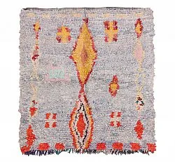 Marockansk Boucherouite-matta 160 x 145 cm