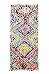Koberec Berbere Marocký Boucherouite 145 x 365 cm