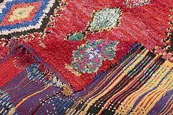 Marockansk Boucherouite-matta 225 x 165 cm