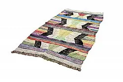 Koberec Berbere Marocký Boucherouite 130 x 245 cm