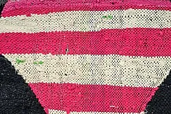 Koberec Berbere Marocký Boucherouite 130 x 265 cm