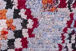 Marockansk Boucherouite-matta 250 x 125 cm