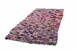 Marockansk Boucherouite-matta 255 x 125 cm