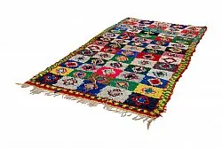 Marocký berberský koberec Boucherouite 290 x 145 cm