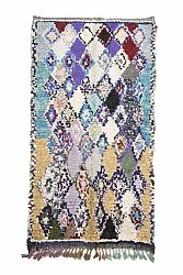 Marockansk Boucherouite-matta 260 x 140 cm