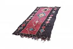 Marockansk Boucherouite-matta 275 x 135 cm