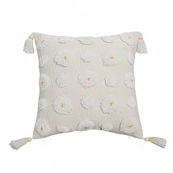 Obal na vankúš - Boho Flower (žltá)