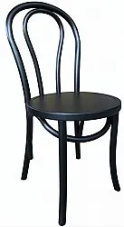 Stol - Bistro (trä/svart) - 2 st