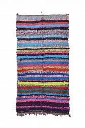 Marockansk Boucherouite-matta 210 x 115 cm