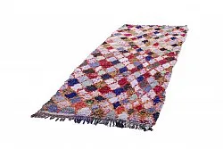 Marockansk Boucherouite-matta 245 x 105 cm