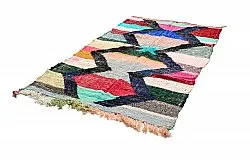 Koberec Berbere Marocký Boucherouite 135 x 240 cm