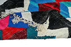 Berberská rohož Marocký Boucherouite 130 x 220 cm