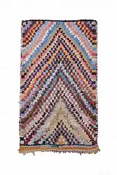 Marockansk Boucherouite-matta 220 x 125 cm