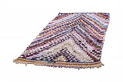 Marockansk Boucherouite-matta 220 x 125 cm