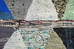 Marockansk Boucherouite-matta 125 x 230 cm