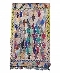 Marockansk Boucherouite-matta 225 x 135 cm