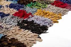 Marocký berberský koberec Boucherouite 380 x 105 cm