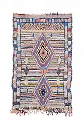Marockansk Boucherouite-matta 225 x 140 cm