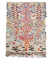 Marockansk Boucherouite-matta 205 x 145 cm