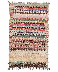 Marockansk Boucherouite-matta 255 x 145 cm