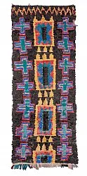 Marockansk Boucherouite-matta 310 x 115 cm