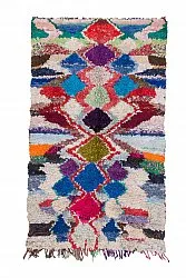 Marockansk Boucherouite-matta 245 x 140 cm
